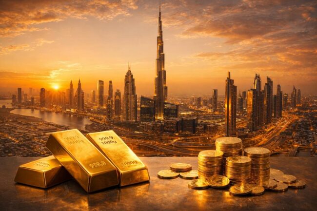 التداول على الذهب من دبي